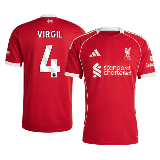 Koszulka piłkarska Liverpool 2025/26 domowa VIRGIL #4