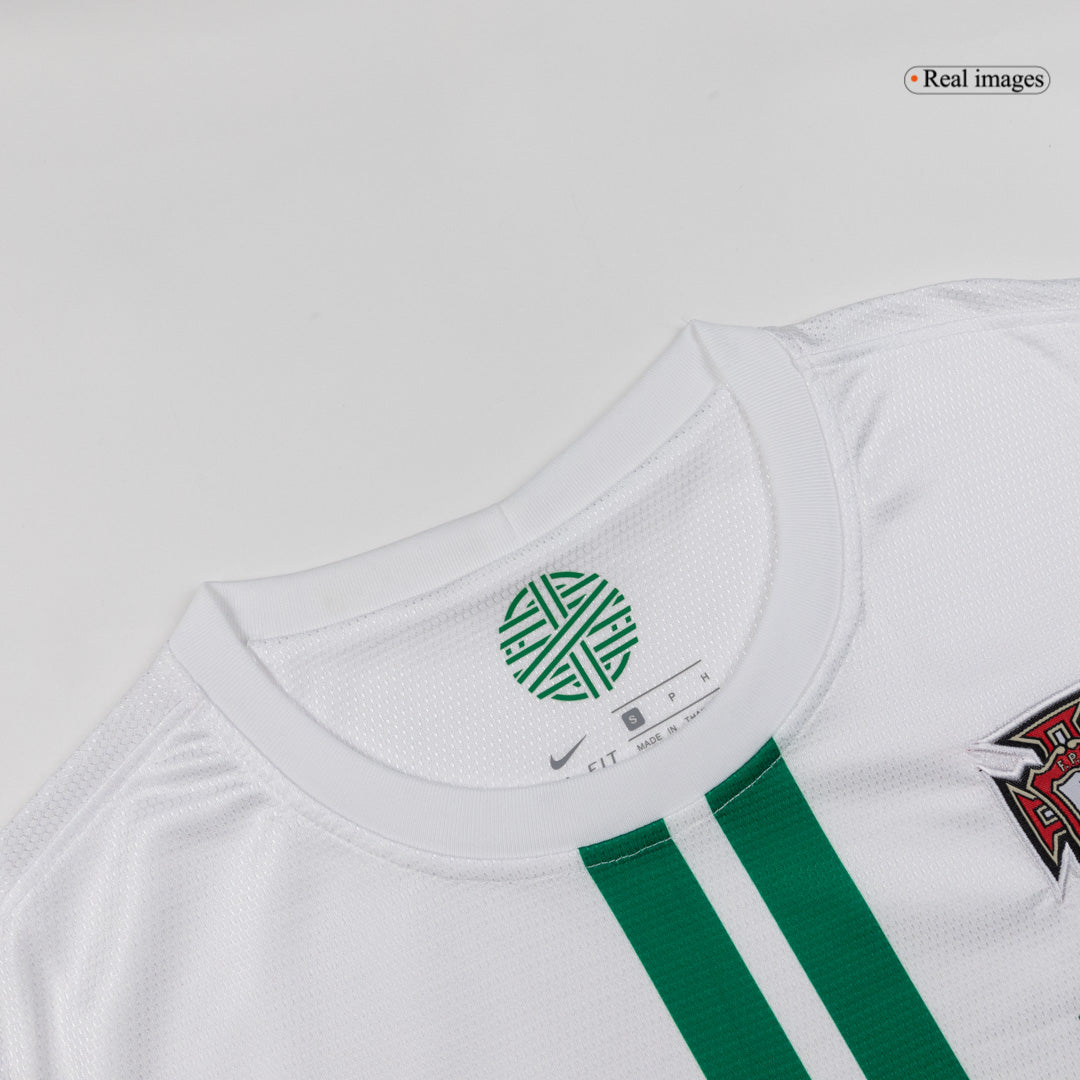 Koszulka piłkarska retro z długim rękawem Portugalia 2012 wyjazdowa