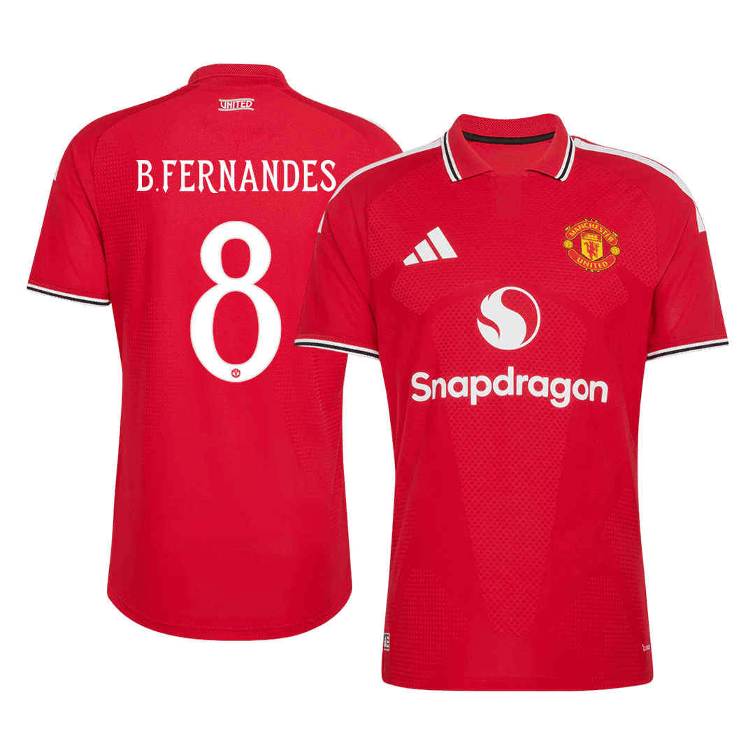 Koszulka piłkarska w wersji zawodniczej Manchester United UCL 2026/27 domowa B. FERNANDES #8