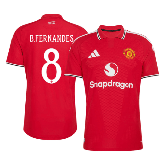 Koszulka piłkarska w wersji zawodniczej Manchester United UCL 2026/27 domowa B. FERNANDES #8