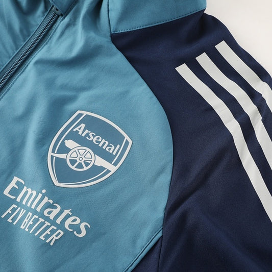 Kurtka przeciwwiatrowa Arsenal 2025/26 niebieska - Kibula