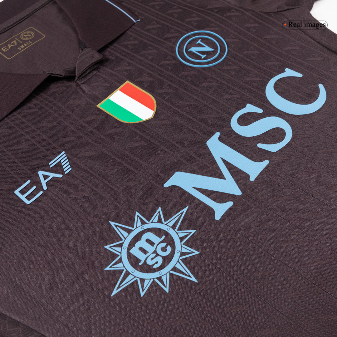 Koszulka piłkarska w wersji zawodniczej Napoli 2025/26 trzecia