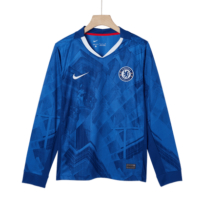 Koszulka piłkarska z długim rękawem Chelsea 2025/26 domowa - Kibula
