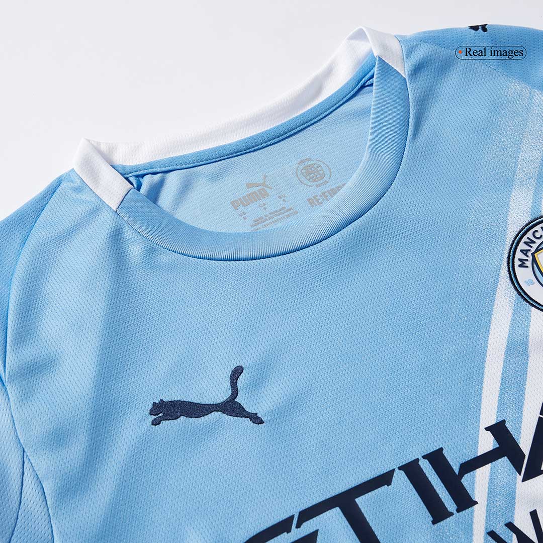 Koszulka piłkarska z długim rękawem Manchester City 2025/26 domowa