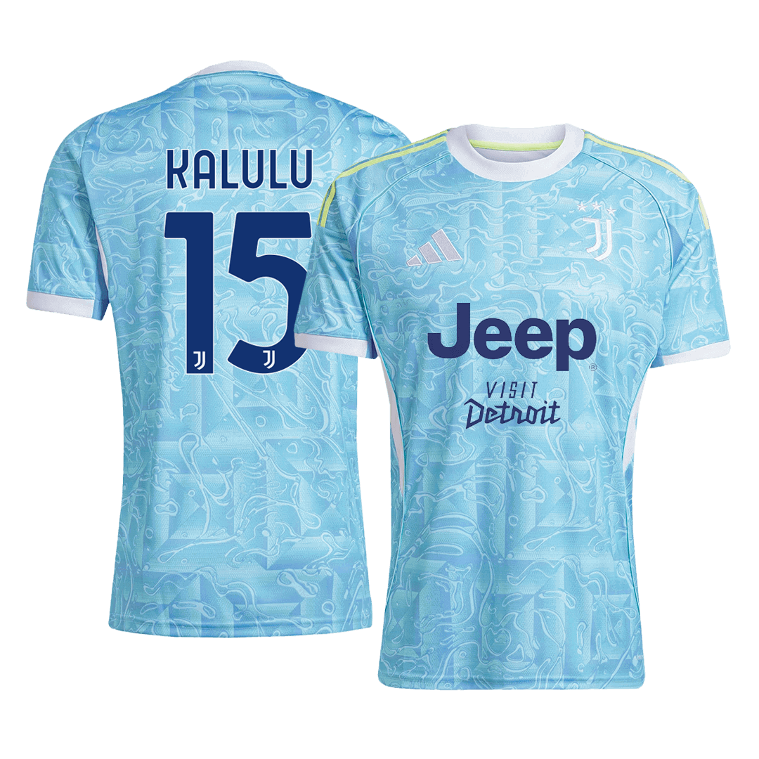 Koszulka piłkarska Juventus 2025/26 wyjazdowa KALULU #15 - Kibula