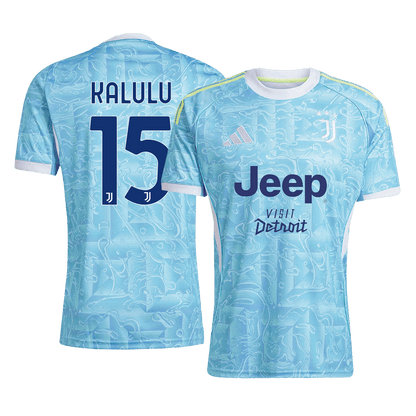Koszulka piłkarska Juventus 2025/26 wyjazdowa KALULU #15 - Kibula