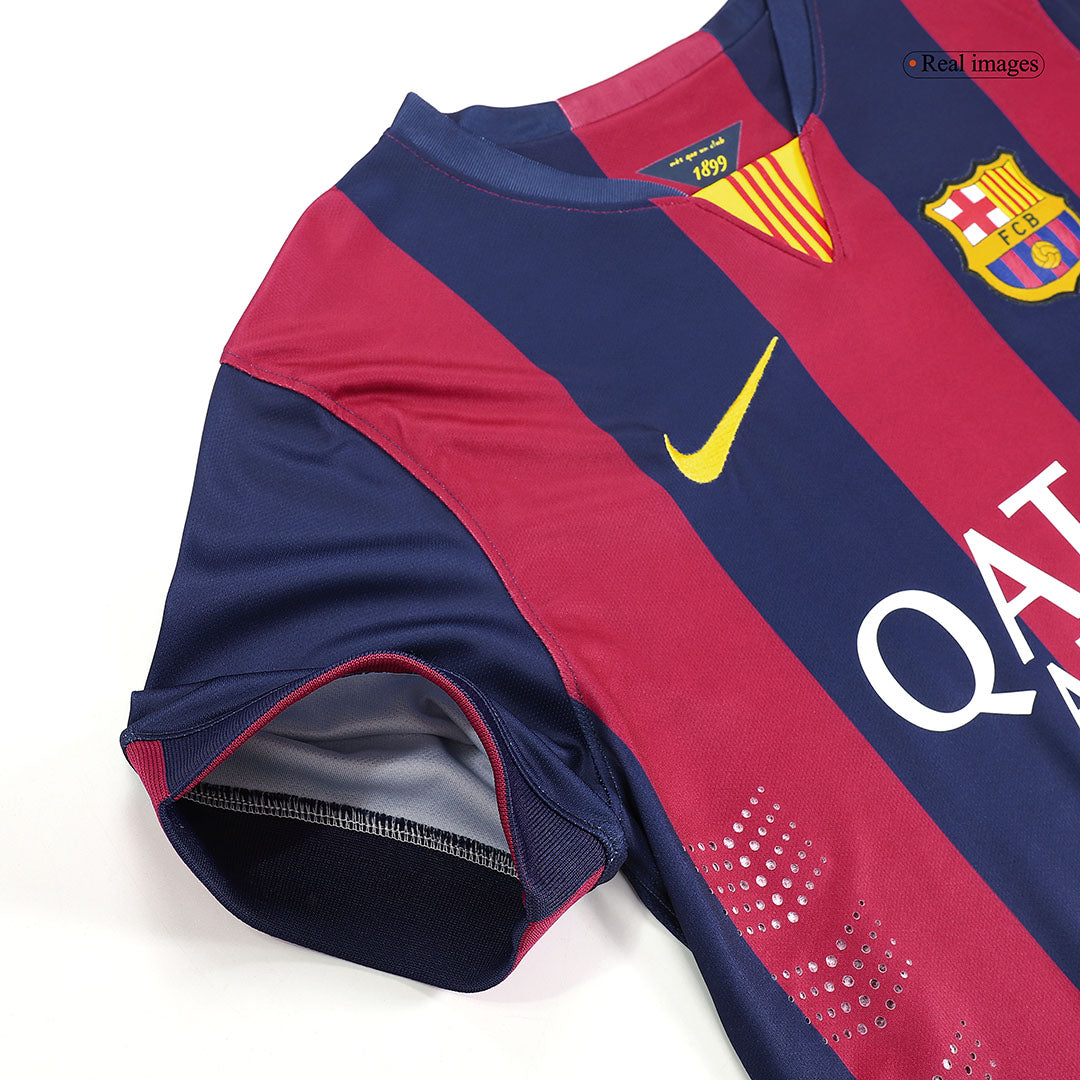 Koszulka piłkarska retro FC Barcelona 2014/15 domowa NEYMAR JR #11 - Kibula