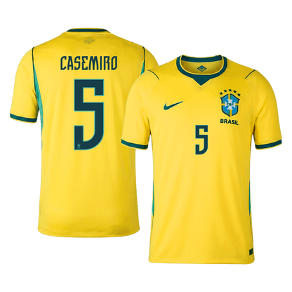 Koszulka piłkarska Brazylia Mundial 2026 domowa CASEMIRO #5