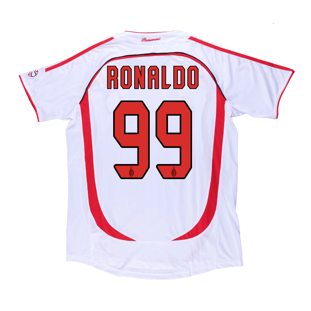 Koszulka piłkarska retro AC Milan UCL 2006/07 wyjazdowa RONALDO #99 - Kibula