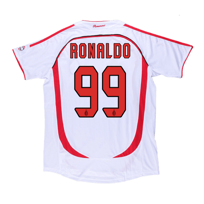 Koszulka piłkarska retro AC Milan UCL 2006/07 wyjazdowa RONALDO #99 - Kibula