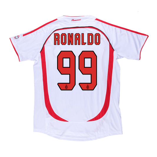 Koszulka piłkarska retro AC Milan UCL 2006/07 wyjazdowa RONALDO #99 - Kibula