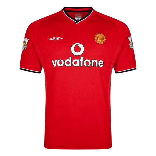 Koszulka piłkarska retro Manchester United 2000/02 domowa