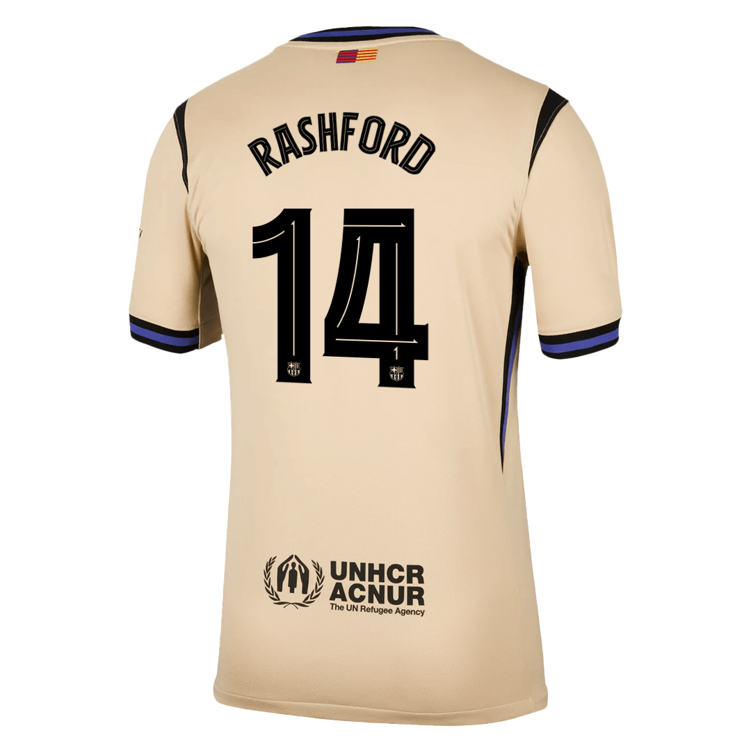 Koszulka piłkarska FC Barcelona UCL 2025/26 wyjazdowa RASHFORD #14 - Kibula