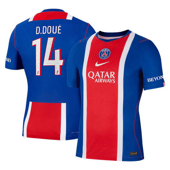Koszulka piłkarska w wersji zawodniczej PSG 2026/27 domowa D. DOUÉ #14