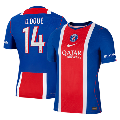 Koszulka piłkarska w wersji zawodniczej PSG 2026/27 domowa D. DOUÉ #14