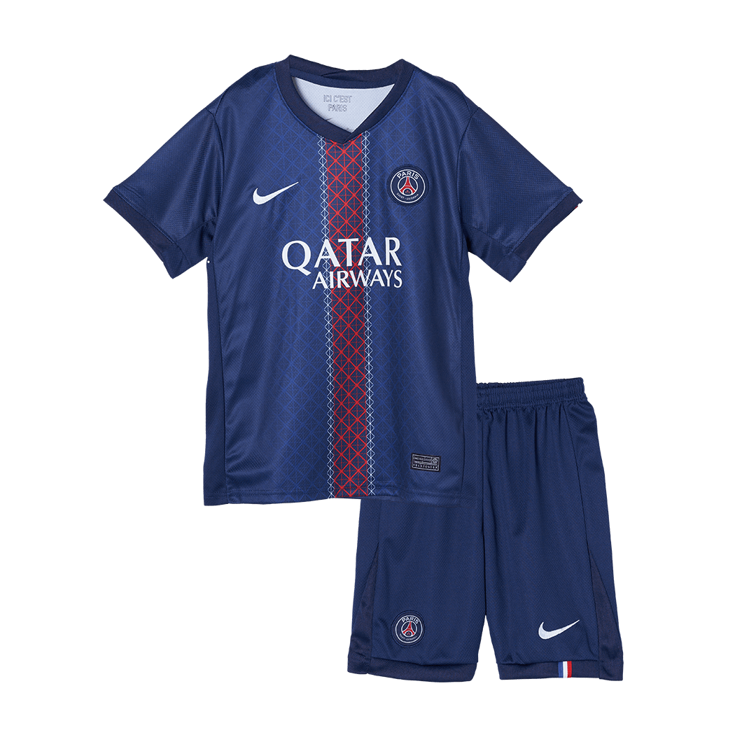 Dziecięcy zestaw piłkarski PSG 2025/26 domowy