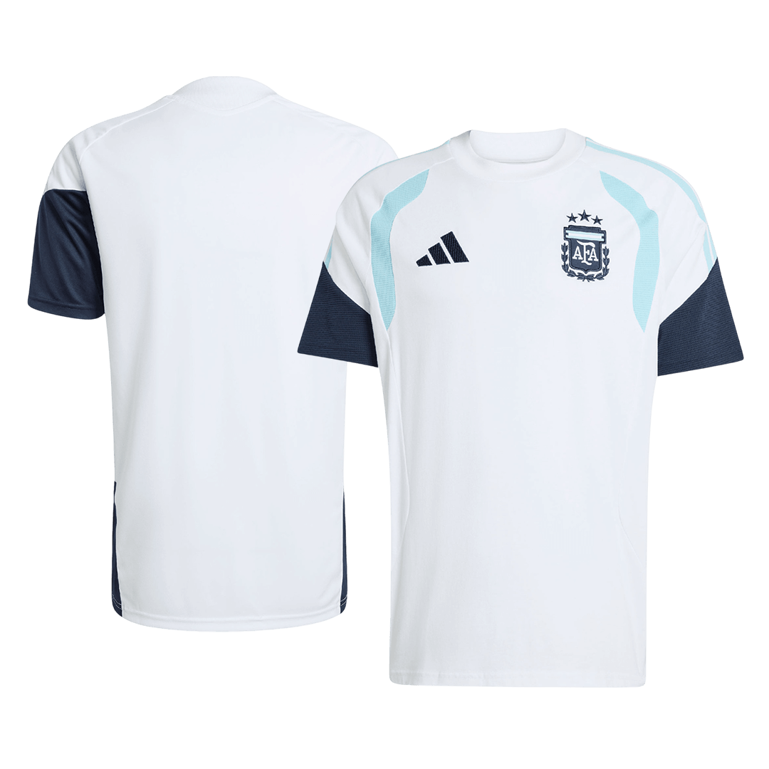 Koszulka piłkarska Argentyna Mundial 2026 przedmeczowa biała