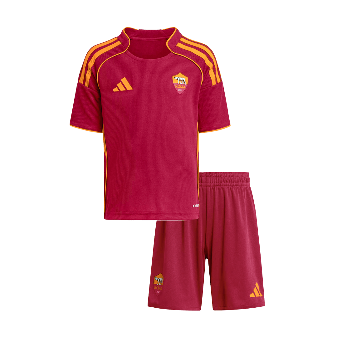 Dziecięcy zestaw piłkarski AS Roma 2025/26 domowy