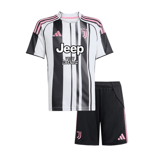 Dziecięcy zestaw piłkarski Juventus 2025/26 domowy - Kibula