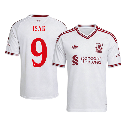 Koszulka piłkarska Liverpool UCL 2026/27 wyjazdowa ISAK #9