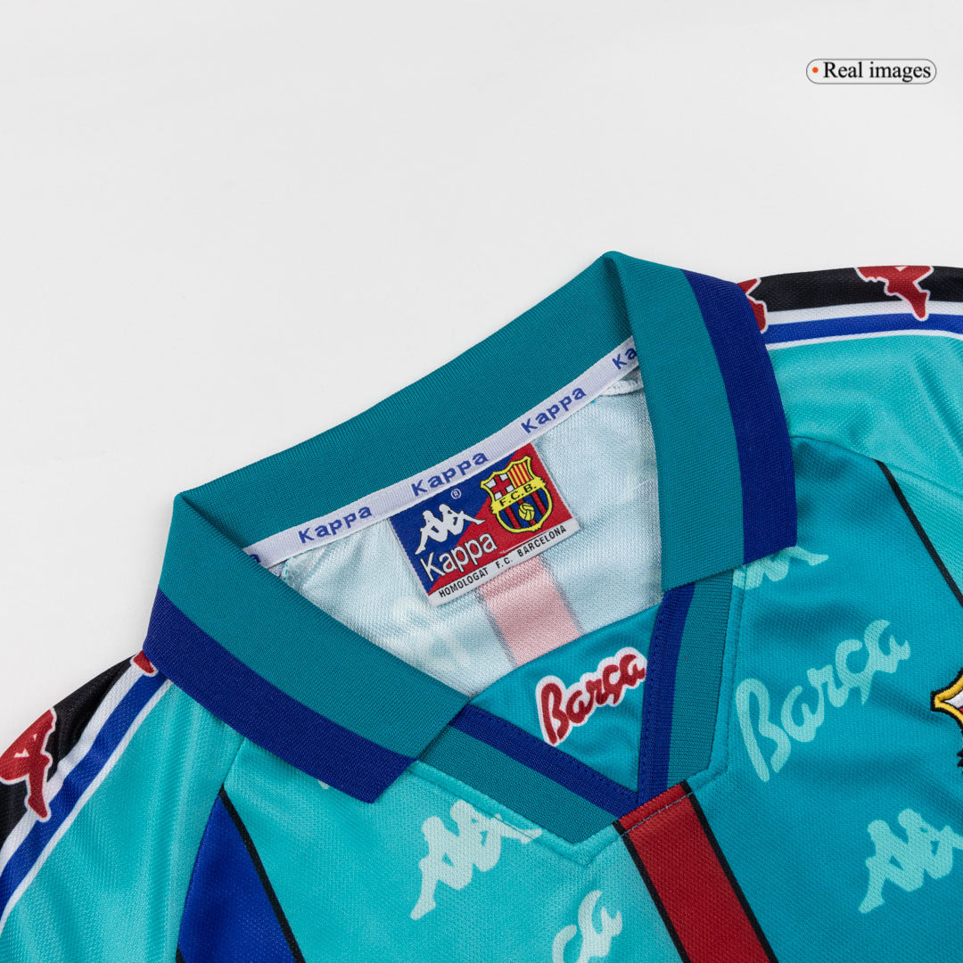 Koszulka piłkarska retro FC Barcelona 1996/97 wyjazdowa - Kibula