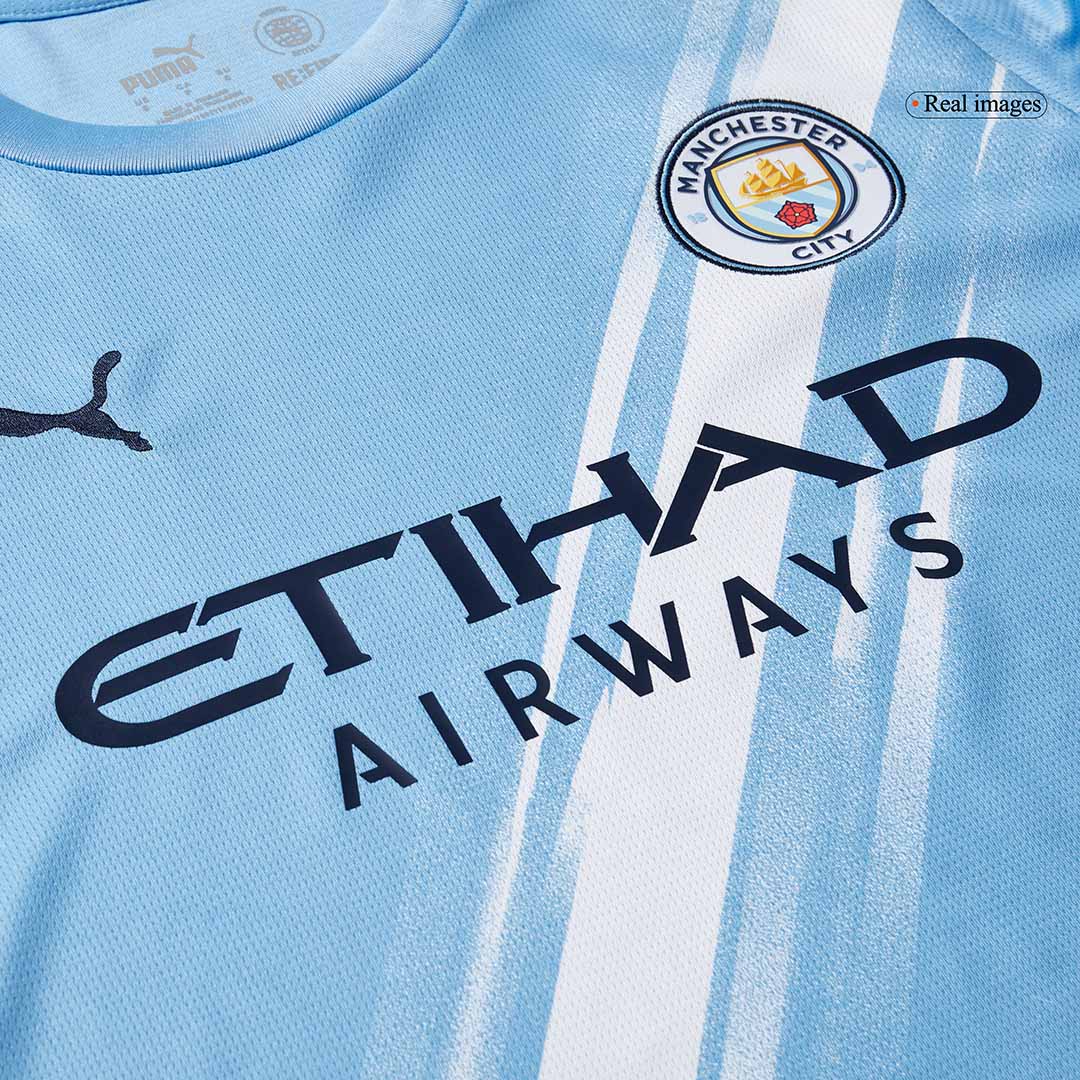 Koszulka piłkarska z długim rękawem Manchester City 2025/26 domowa
