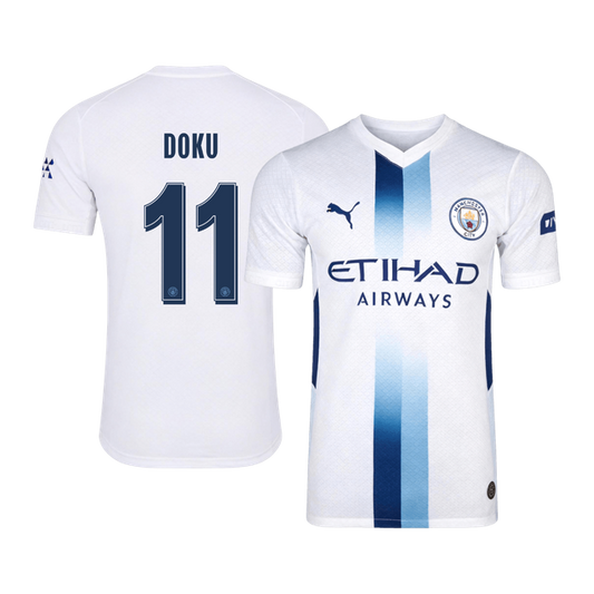Koszulka piłkarska w wersji zawodniczej Manchester City UCL 2026/27 trzecia DOKU #11