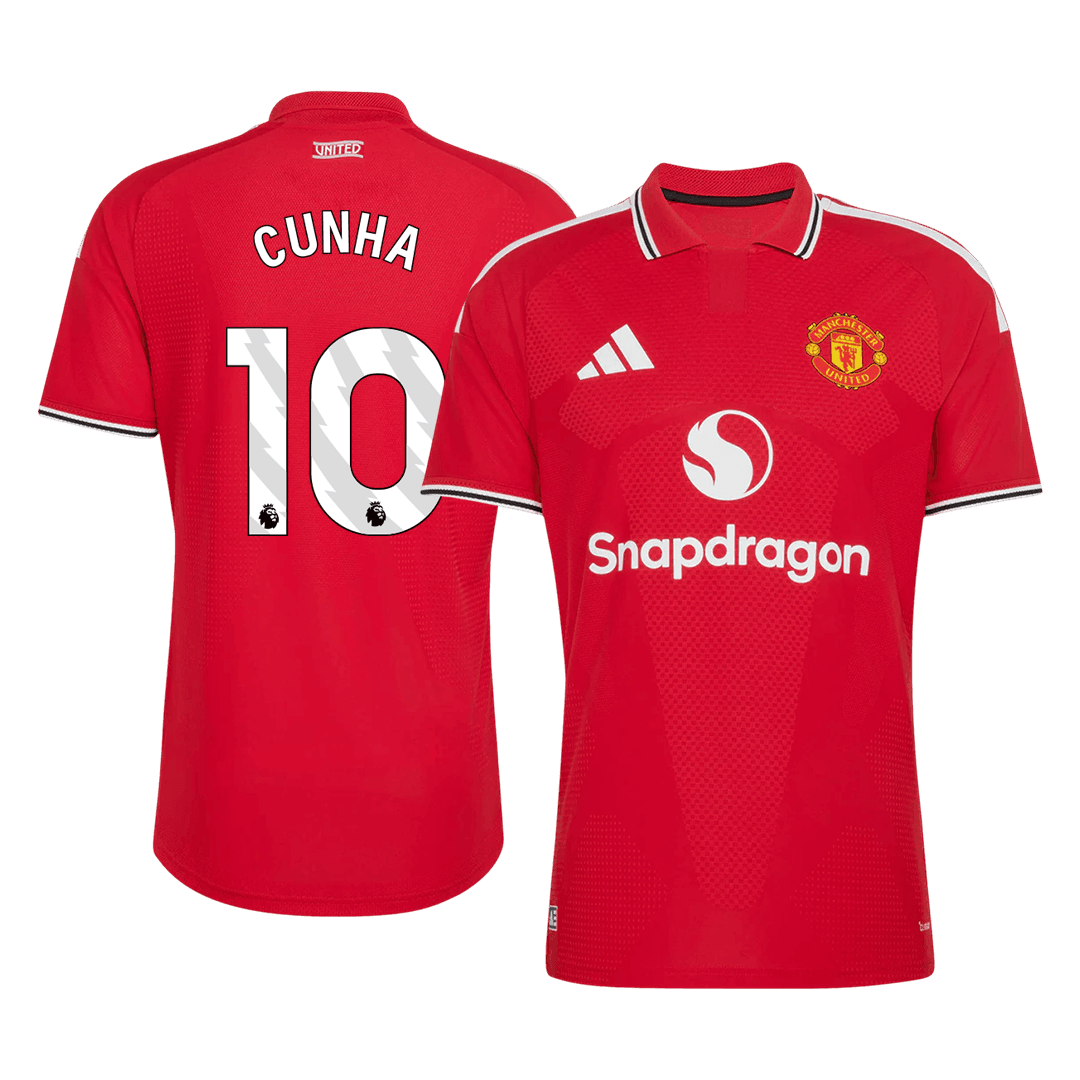Koszulka piłkarska w wersji zawodniczej Manchester United 2026/27 domowa CUNHA #10