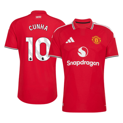 Koszulka piłkarska w wersji zawodniczej Manchester United 2026/27 domowa CUNHA #10