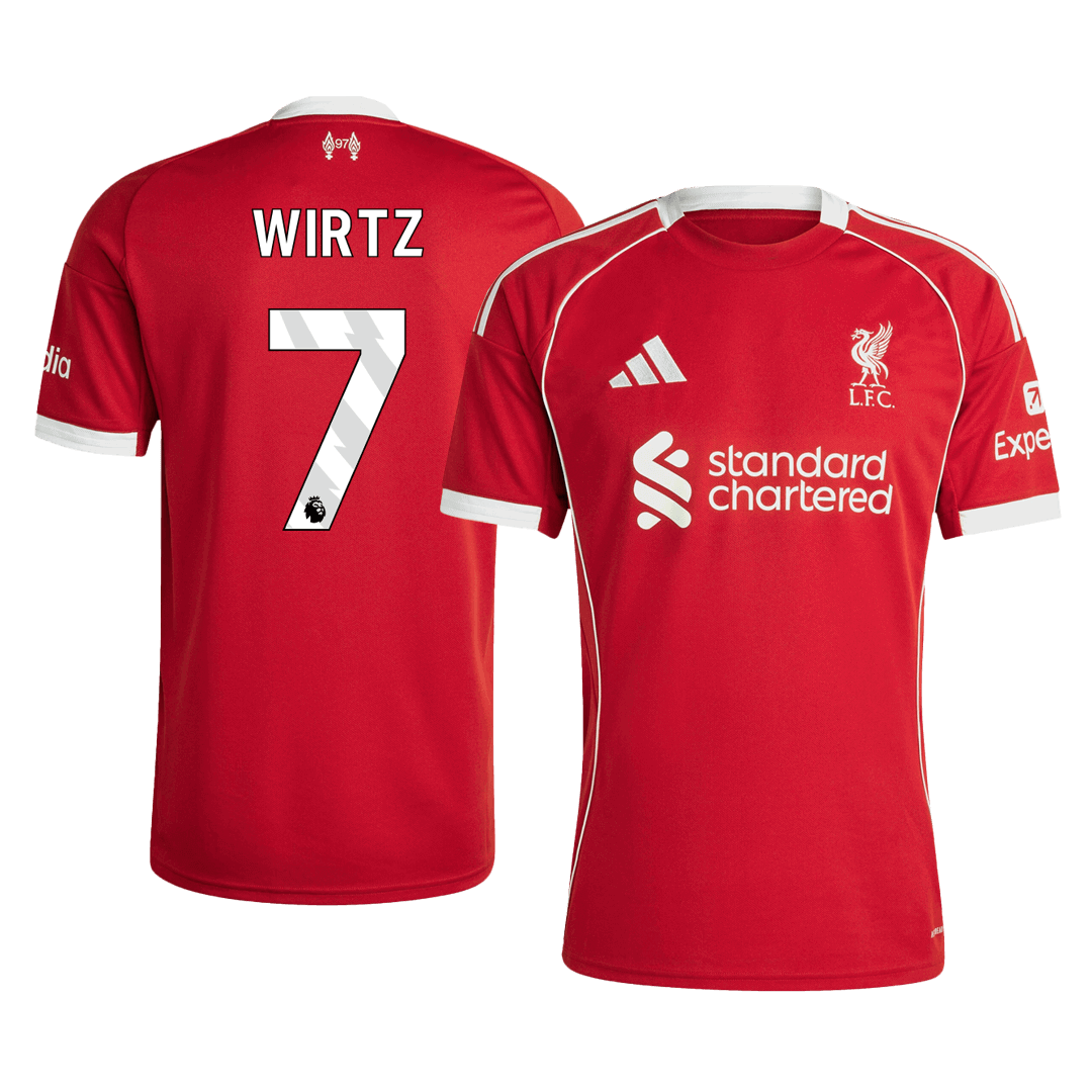 Koszulka piłkarska Liverpool 2025/26 domowa WIRTZ #7