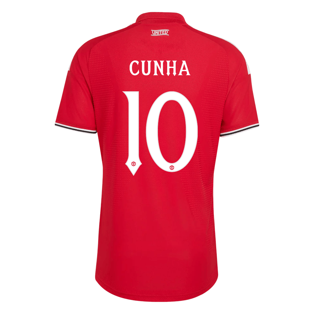 Koszulka piłkarska w wersji zawodniczej Manchester United UCL 2026/27 domowa CUNHA #10