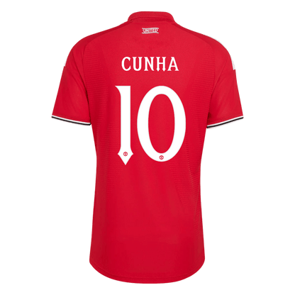 Koszulka piłkarska w wersji zawodniczej Manchester United UCL 2026/27 domowa CUNHA #10