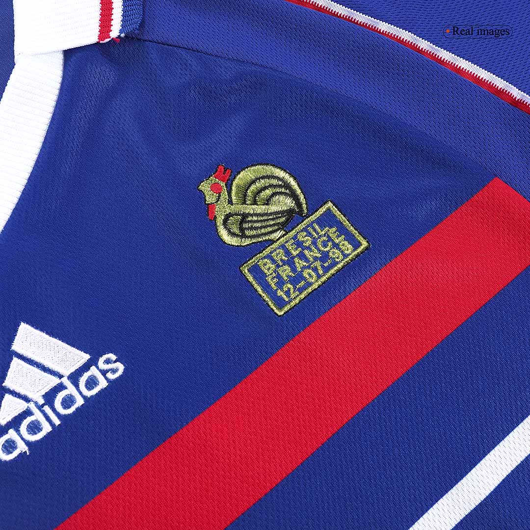 Koszulka piłkarska retro Francja Mundial 1998 domowa ZIDANE #10