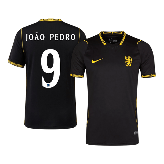 Koszulka piłkarska Chelsea UCL 2026/27 wyjazdowa JOÃO PEDRO #9