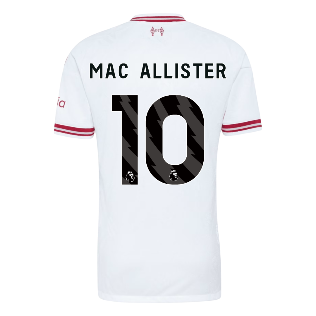 Koszulka piłkarska w wersji zawodniczej Liverpool 2026/27 wyjazdowa MAC ALLISTER #10