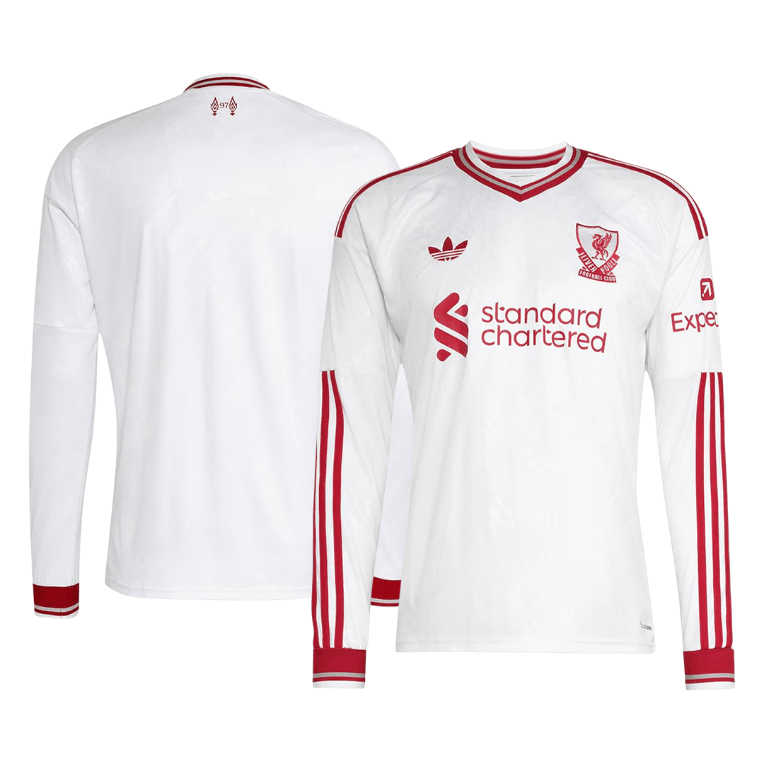 Koszulka piłkarska z długim rękawem Liverpool 2026/27 wyjazdowa