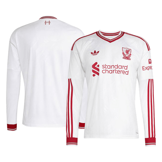 Koszulka piłkarska z długim rękawem Liverpool 2026/27 wyjazdowa
