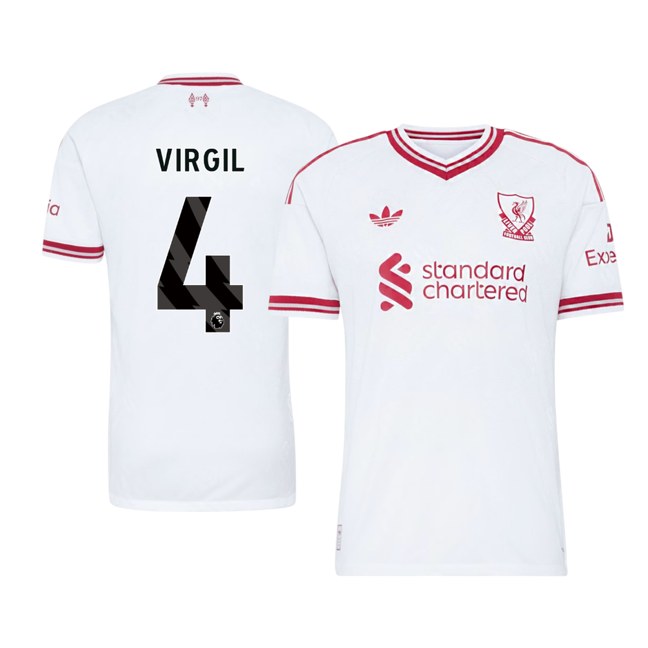 Koszulka piłkarska w wersji zawodniczej Liverpool 2026/27 wyjazdowa VIRGIL #4