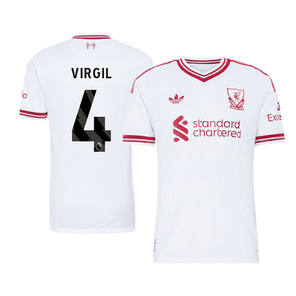 Koszulka piłkarska w wersji zawodniczej Liverpool 2026/27 wyjazdowa VIRGIL #4
