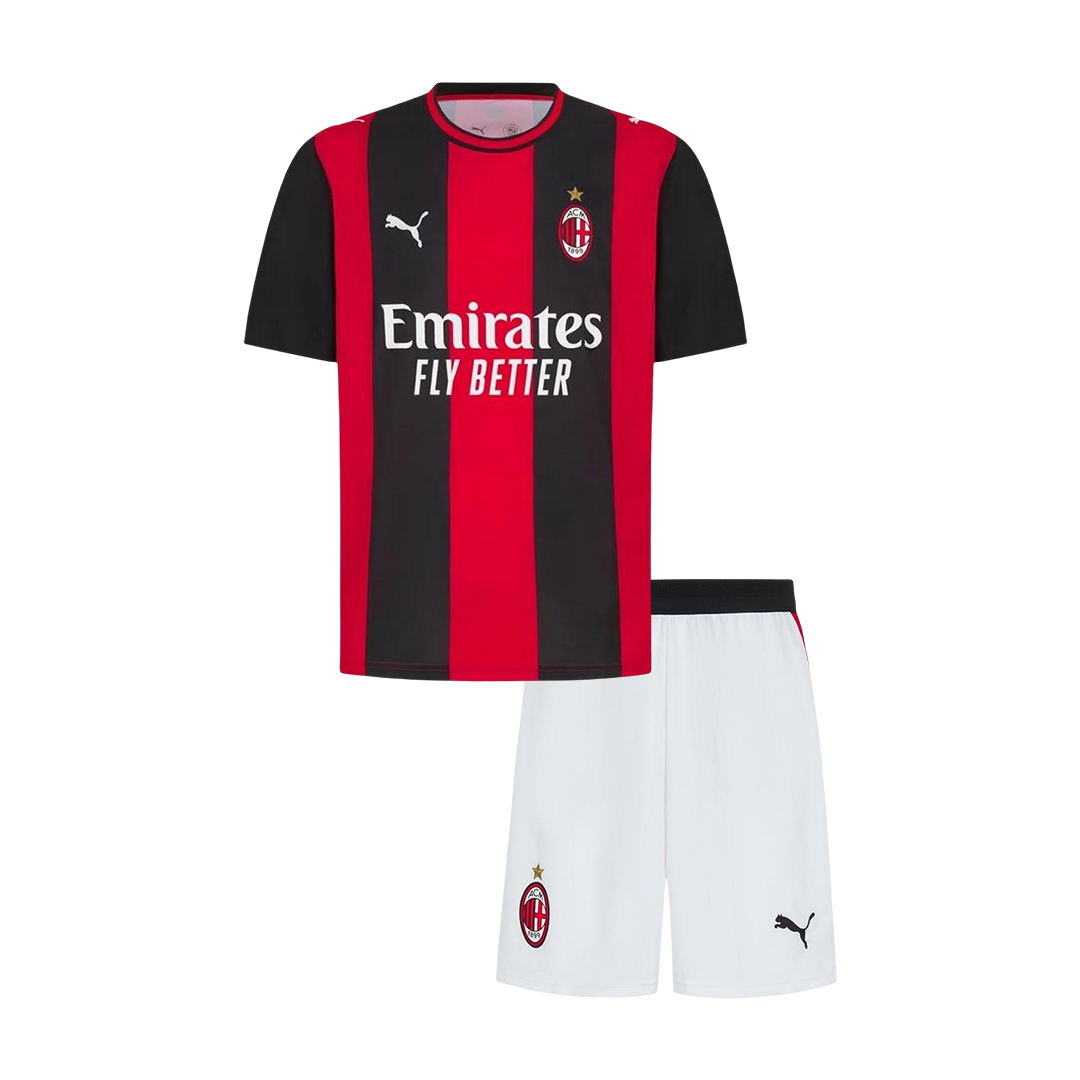 Dziecięcy zestaw piłkarski AC Milan 2026/27 domowy