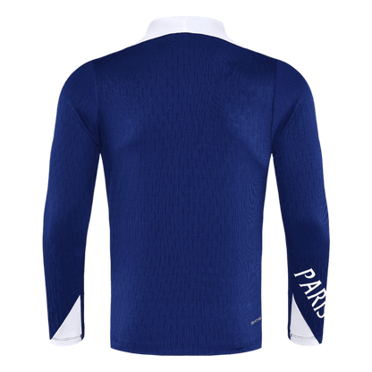 Męski dres treningowy z bluzą rozpinaną PSG 2025/26 granatowy