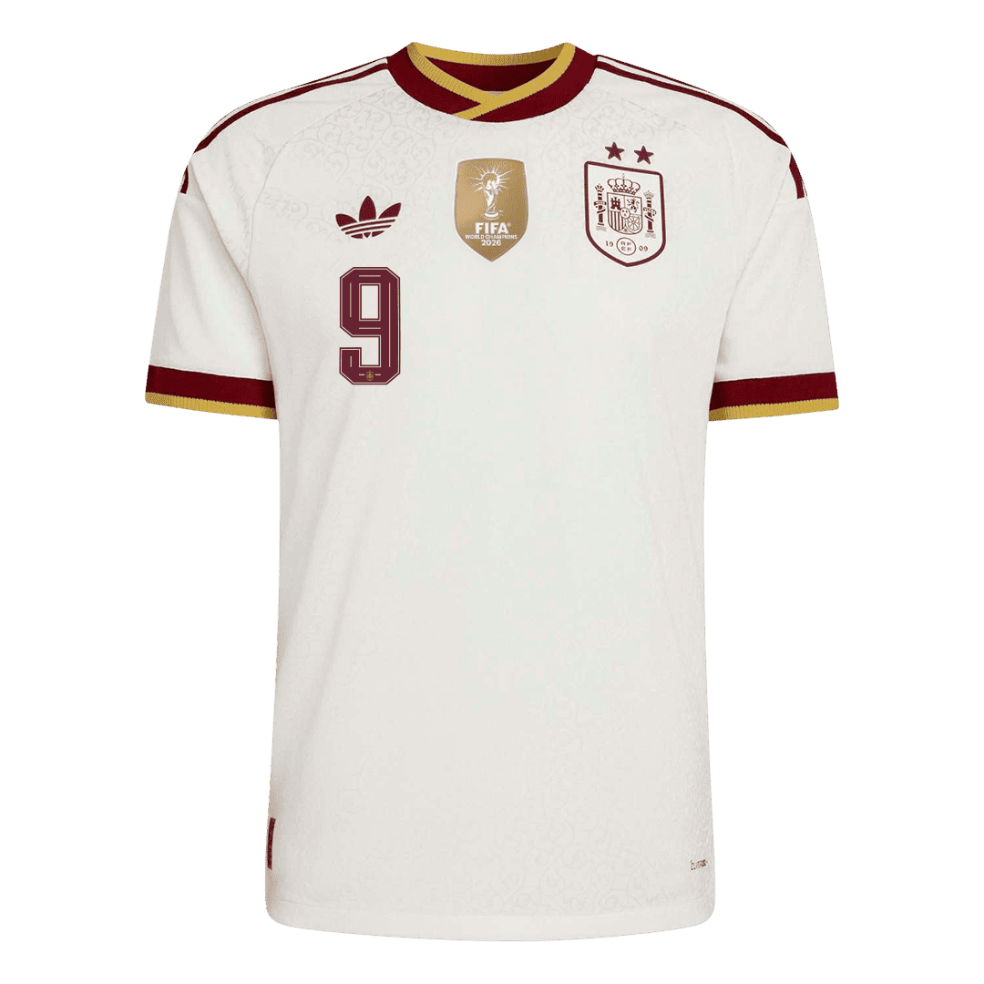 Koszulka piłkarska w wersji zawodniczej Hiszpania Mundial 2026 wyjazdowa Champion Edition GAVI #9
