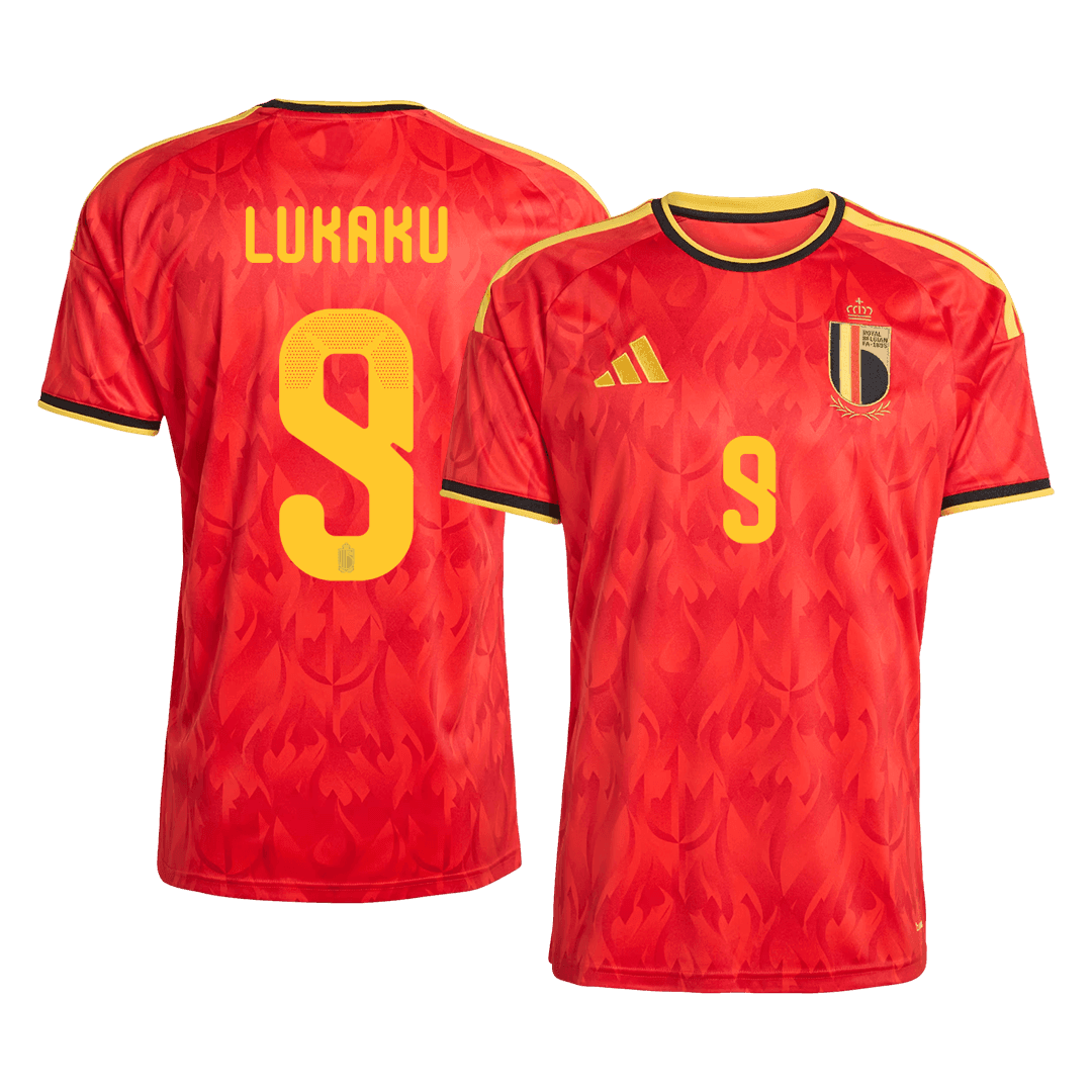 Koszulka piłkarska Belgia Mundial 2026 domowa LUKAKU #9