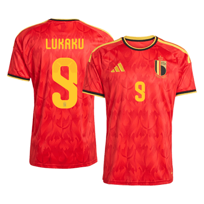Koszulka piłkarska Belgia Mundial 2026 domowa LUKAKU #9