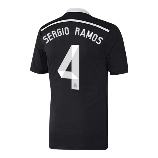 Koszulka piłkarska retro Real Madryt 2014/15 trzecia SERGIO RAMOS #4