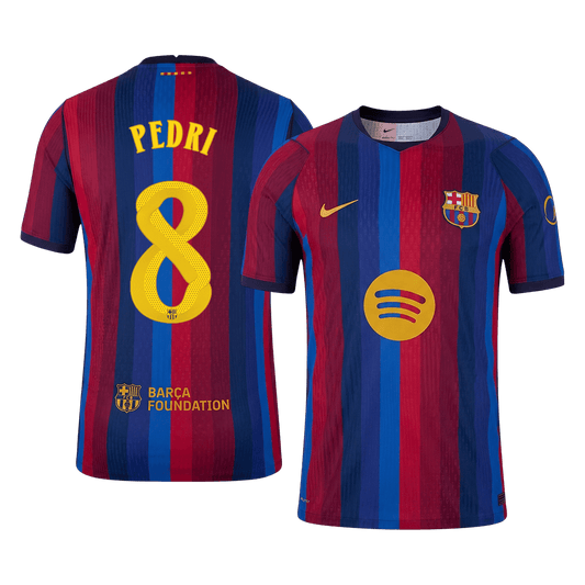 Koszulka piłkarska w wersji zawodniczej FC Barcelona UCL 2026/27 domowa PEDRI #8
