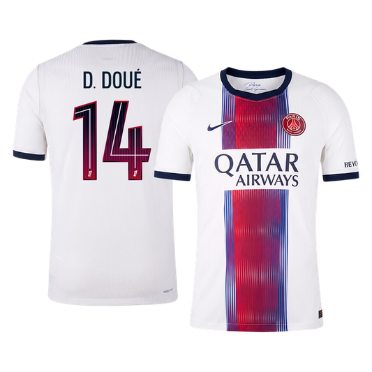 Koszulka piłkarska w wersji zawodniczej PSG 2026/27 wyjazdowa D. DOUÉ #14
