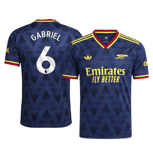 Koszulka piłkarska w wersji zawodniczej Arsenal 2026/27 wyjazdowa GABRIEL #6