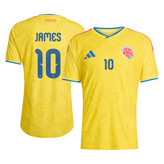 Koszulka piłkarska w wersji zawodniczej Kolumbia Mundial 2026 domowa JAMES #10