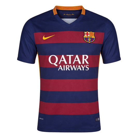 Koszulka piłkarska retro FC Barcelona 2015/16 domowa - Kibula
